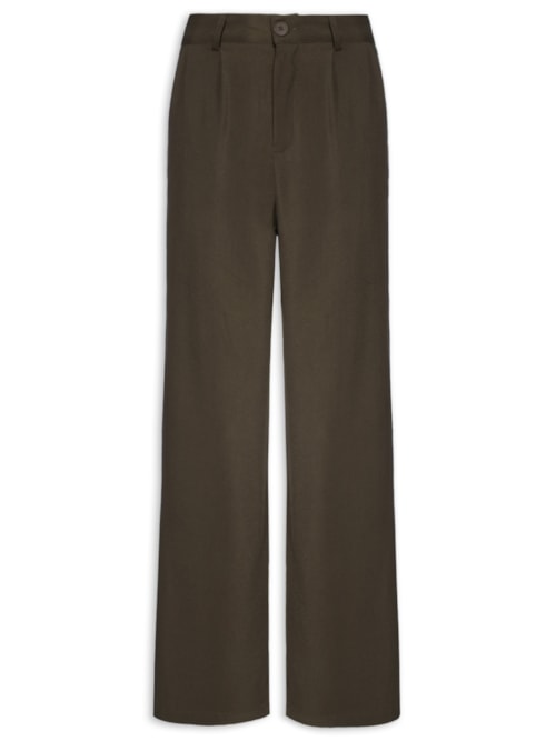 Calça Feminina Alfaiataria - Marrom
