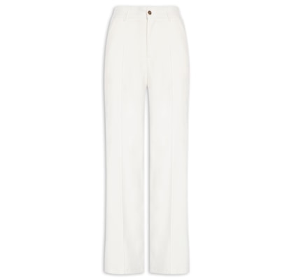 Calça Feminina Alfaiataria - Off White