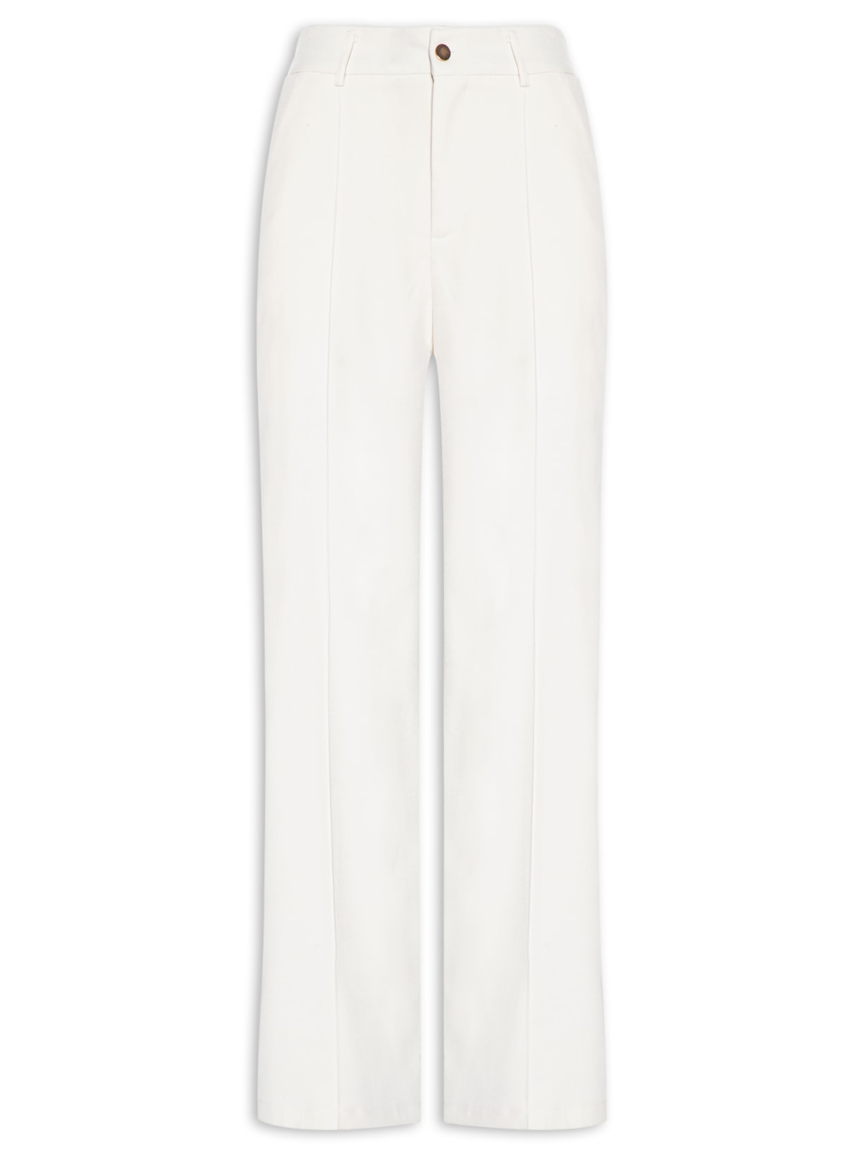 Calça Feminina Alfaiataria - Off White