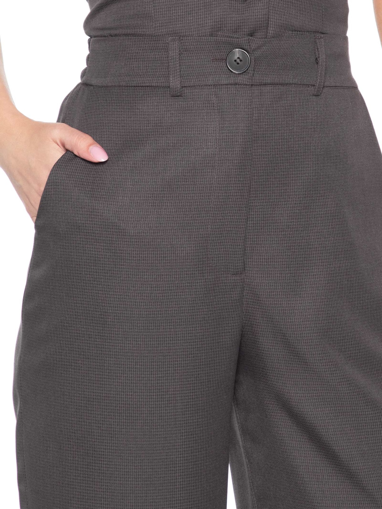 Calça Feminina Alfaiataria Pied Marrom '2Essential