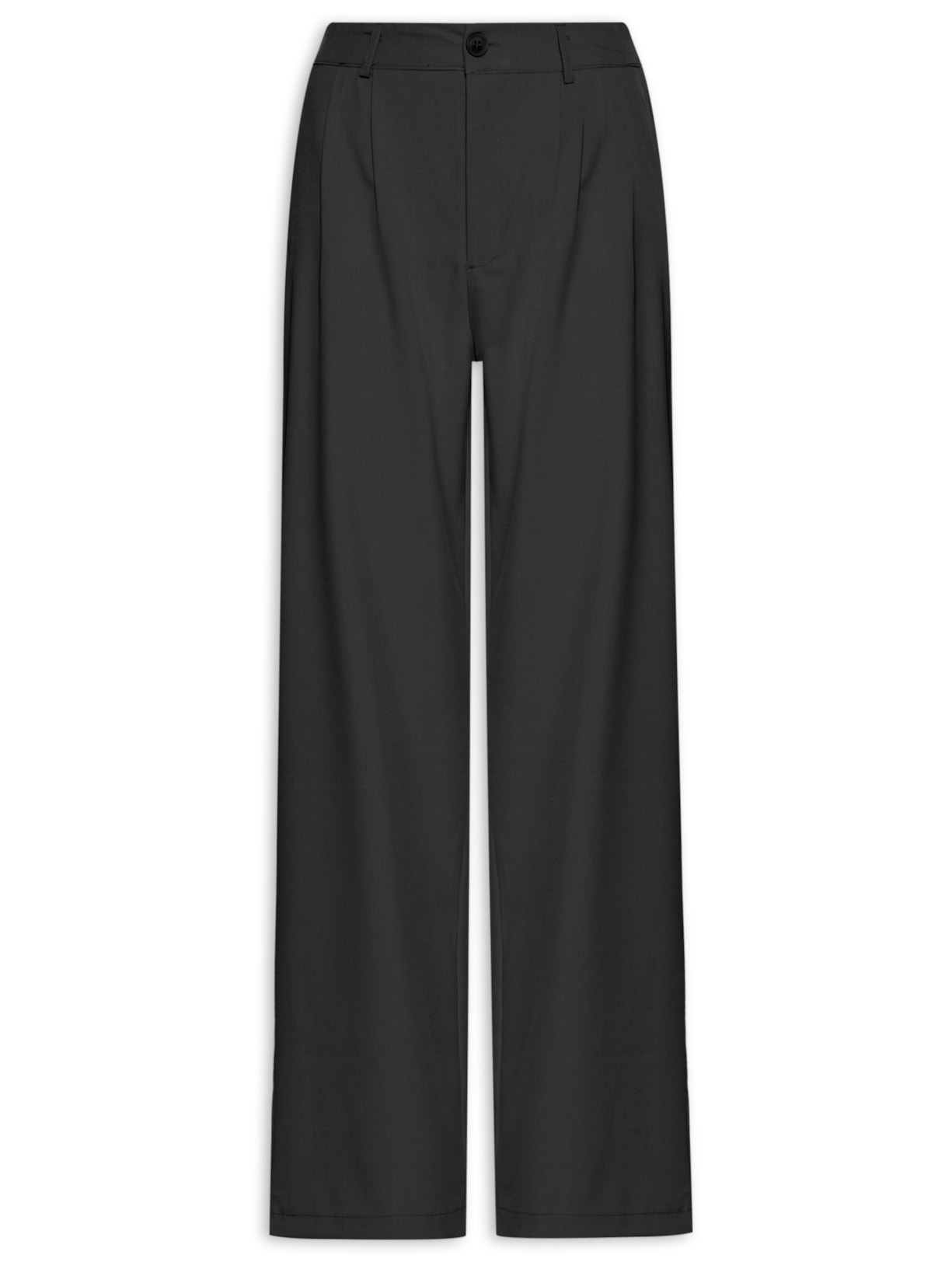 Calça Feminina Alfaiataria Pregas - Preto