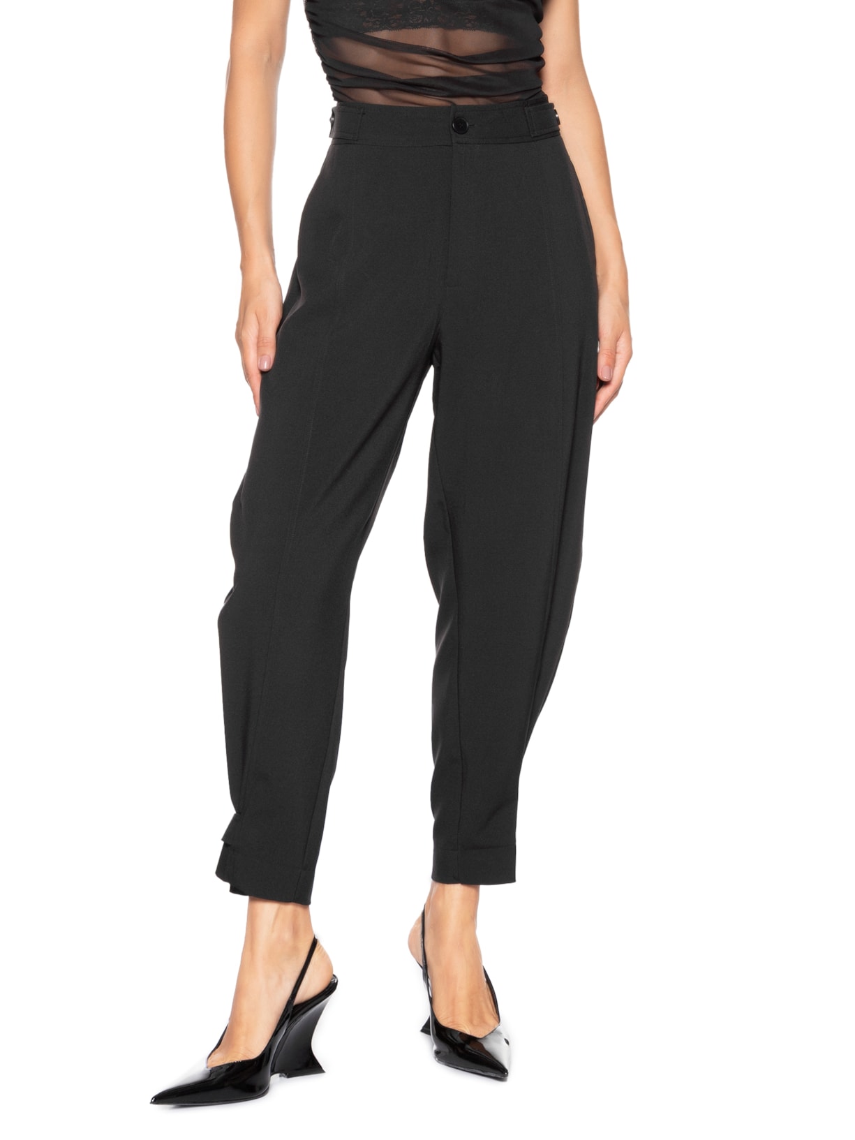 Calça Feminina Alfaiataria Preto Market 33