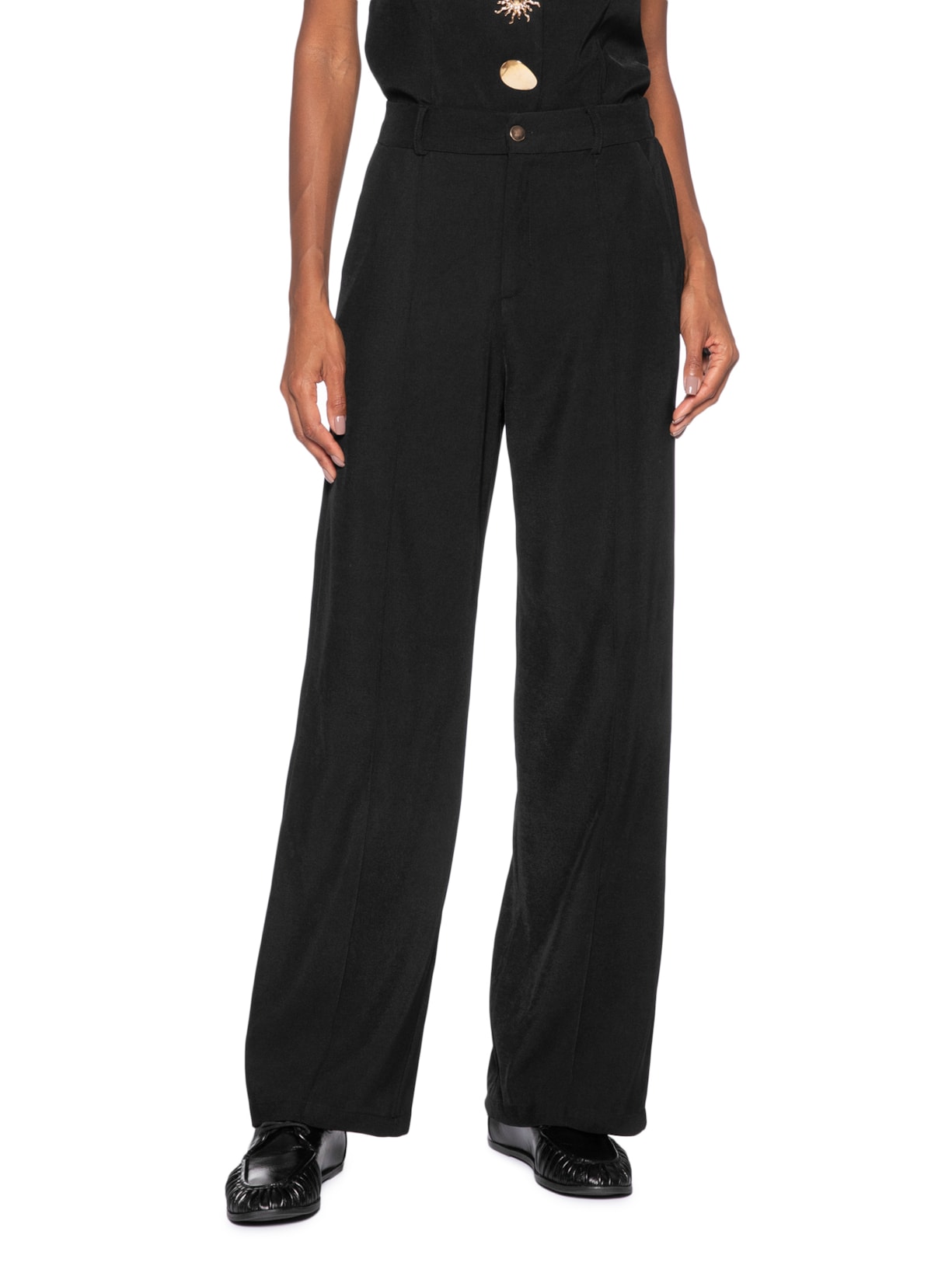 Calça Feminina Alfaiataria Preto '2Essential