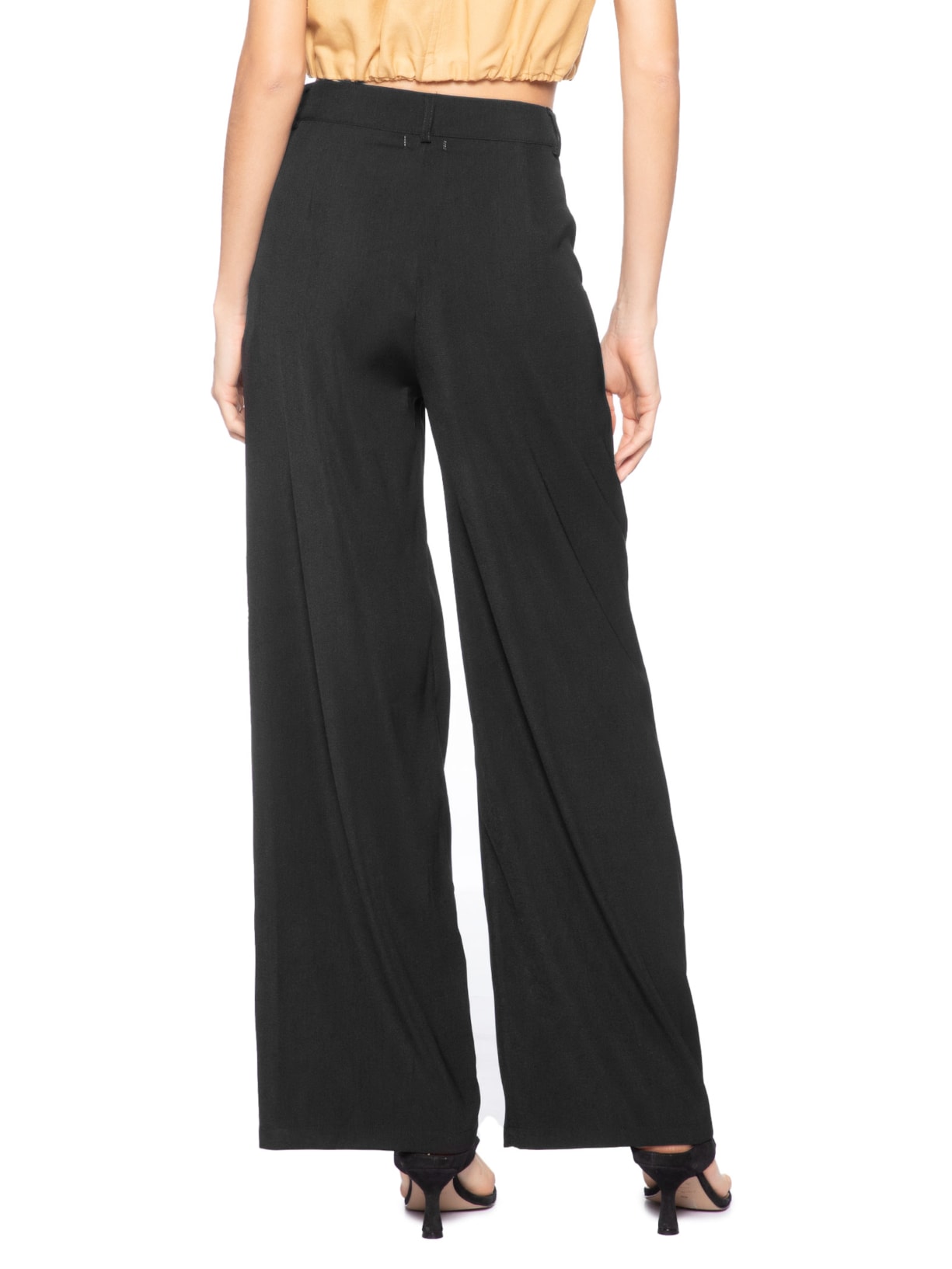 Calça Feminina Alfaiataria Preto Market 33