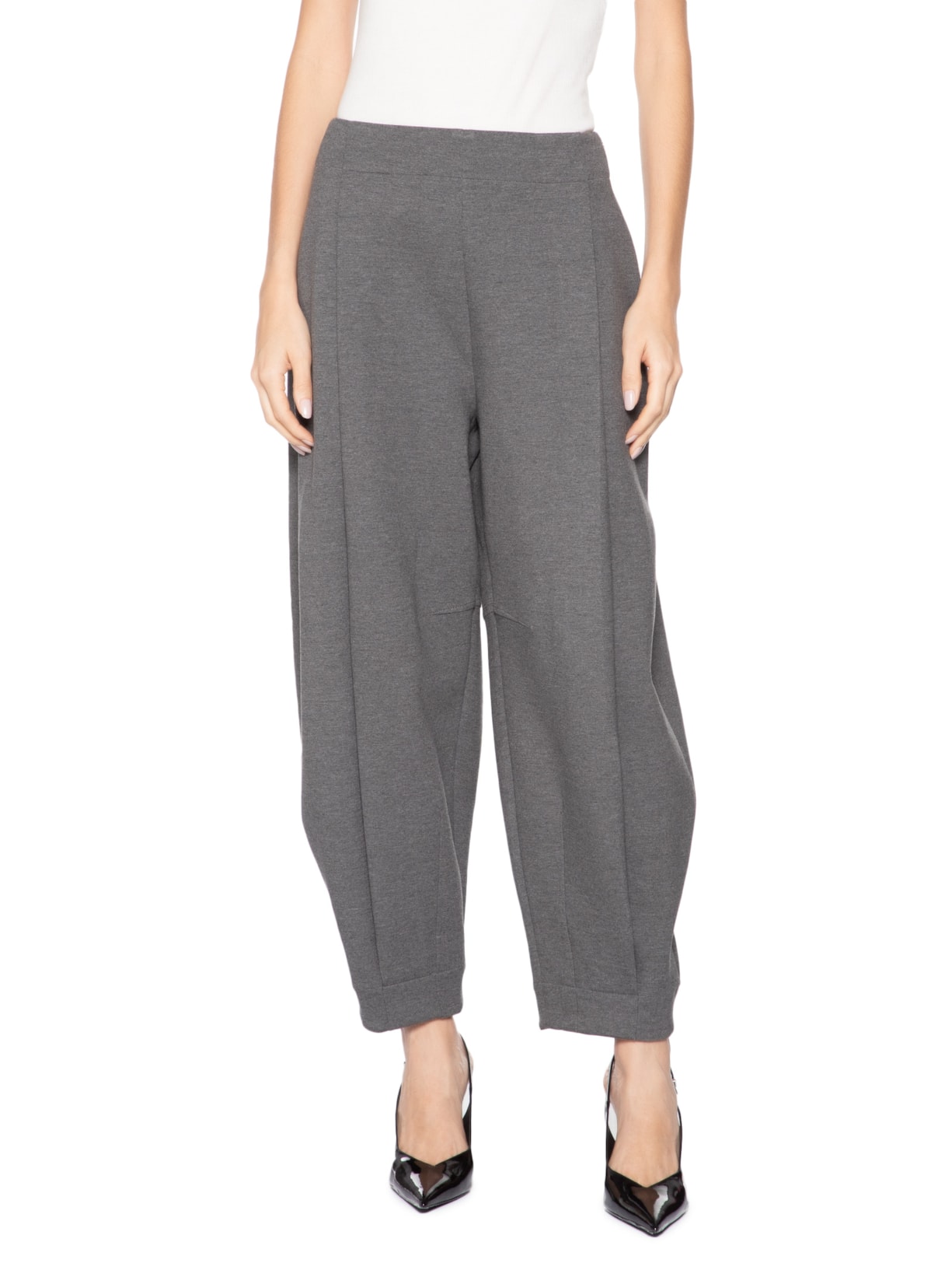 Calça Feminina Alfaiataria Span Light Ingrid Cinza Nk