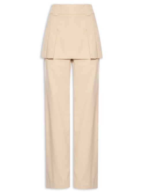 Calça Feminina Alfaiataria Speed Luara - Bege