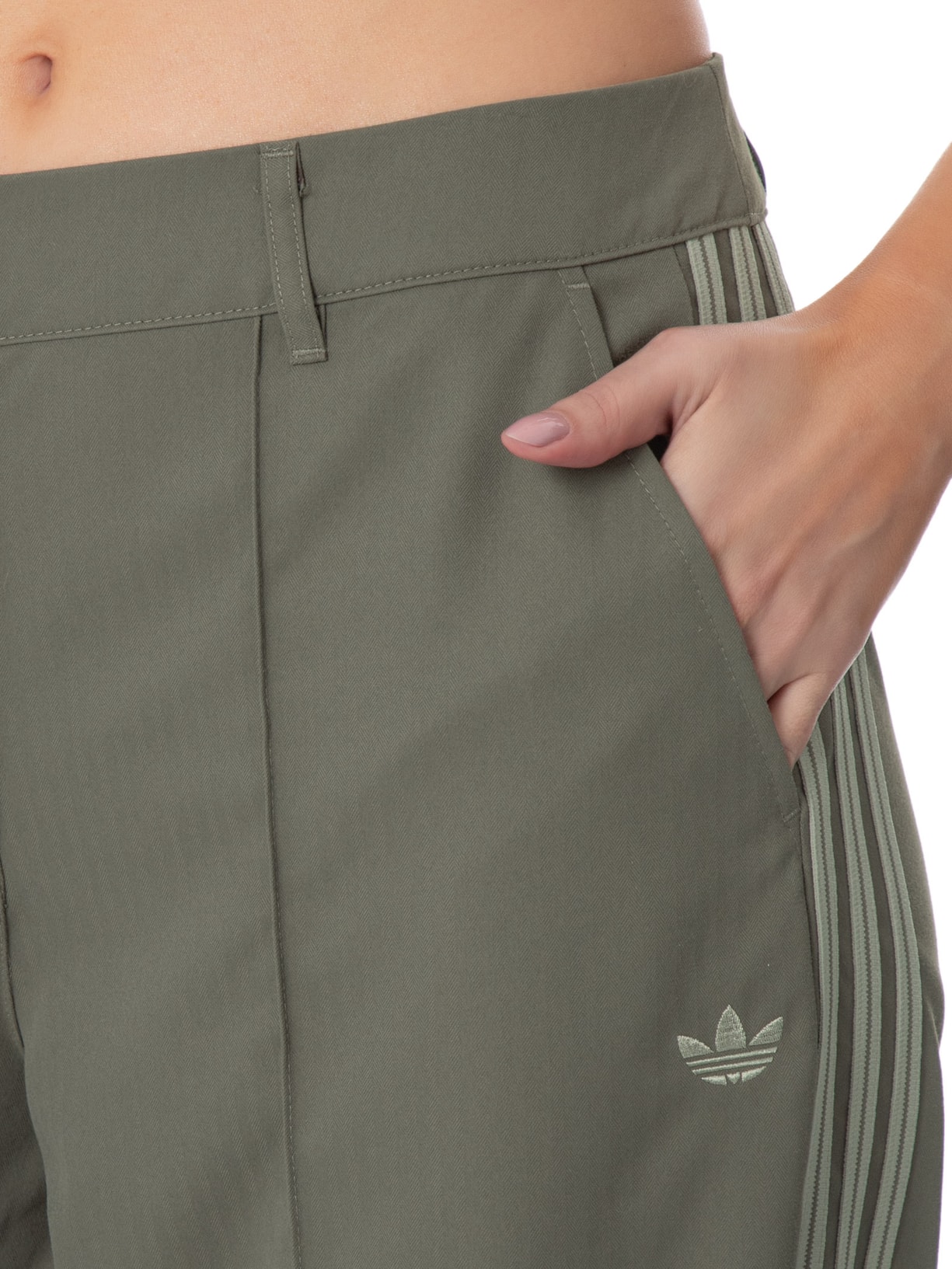 Calça Feminina Alfaiataria Verde Adidas Originals