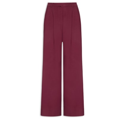 Calça Feminina Alfaiataria - Vermelho