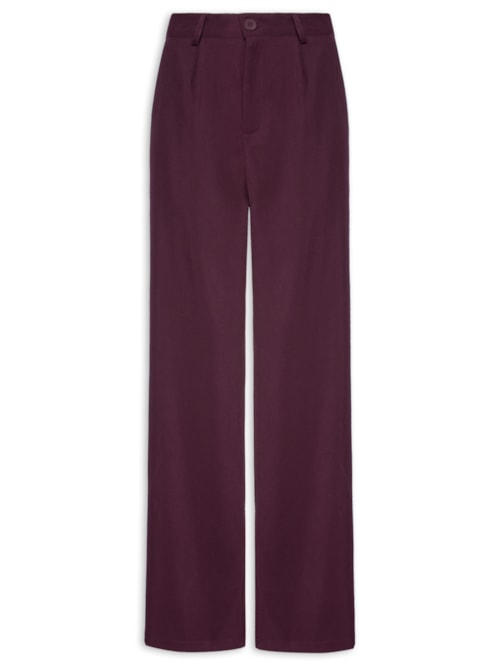 Calça Feminina Alfaiataria - Vermelho