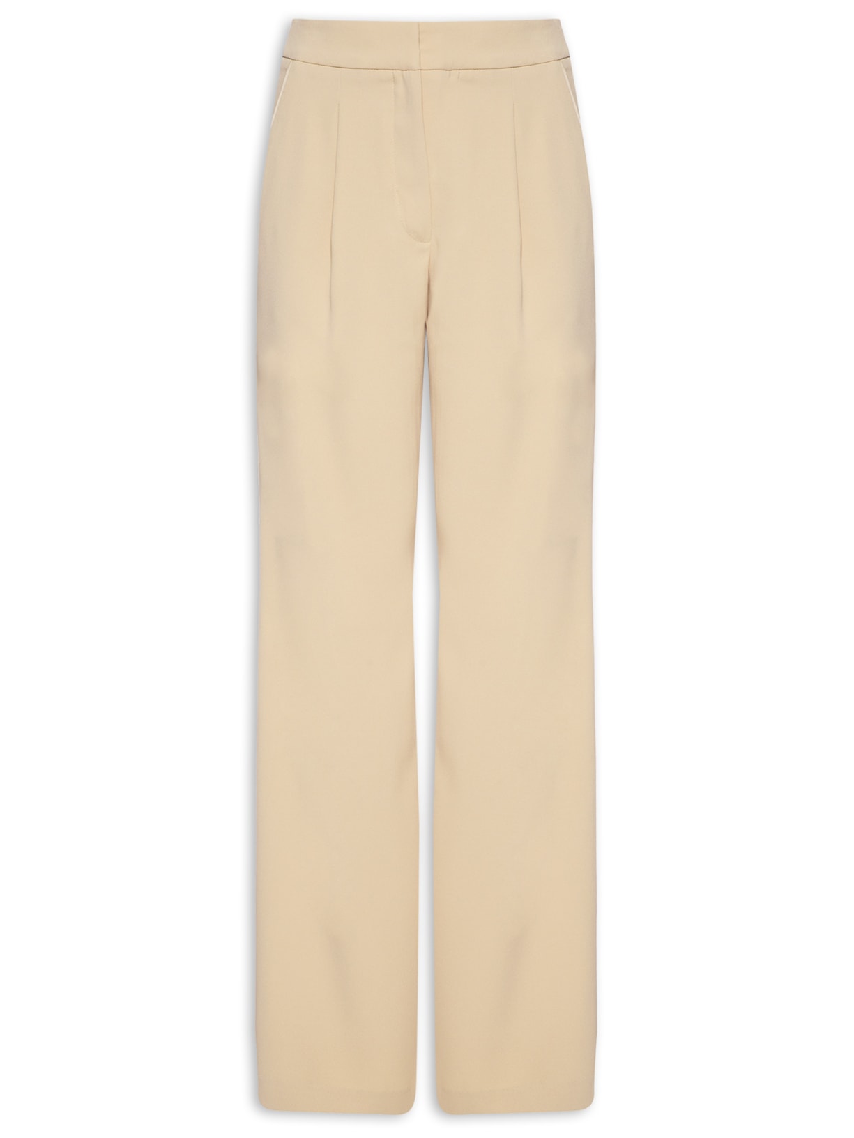 Calça Feminina Ampla Raissa - Bege