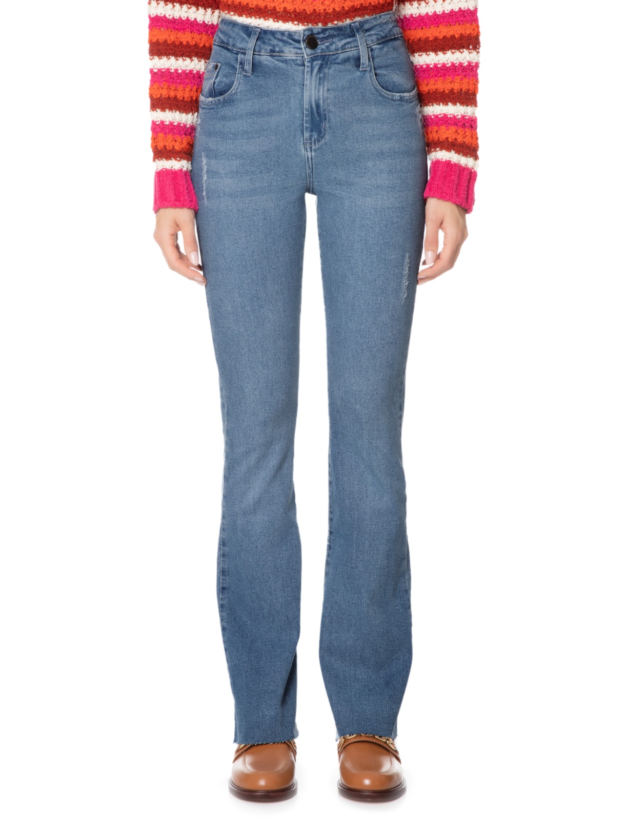 Calça Feminina Ana Laura Azul Twenty Four Seven