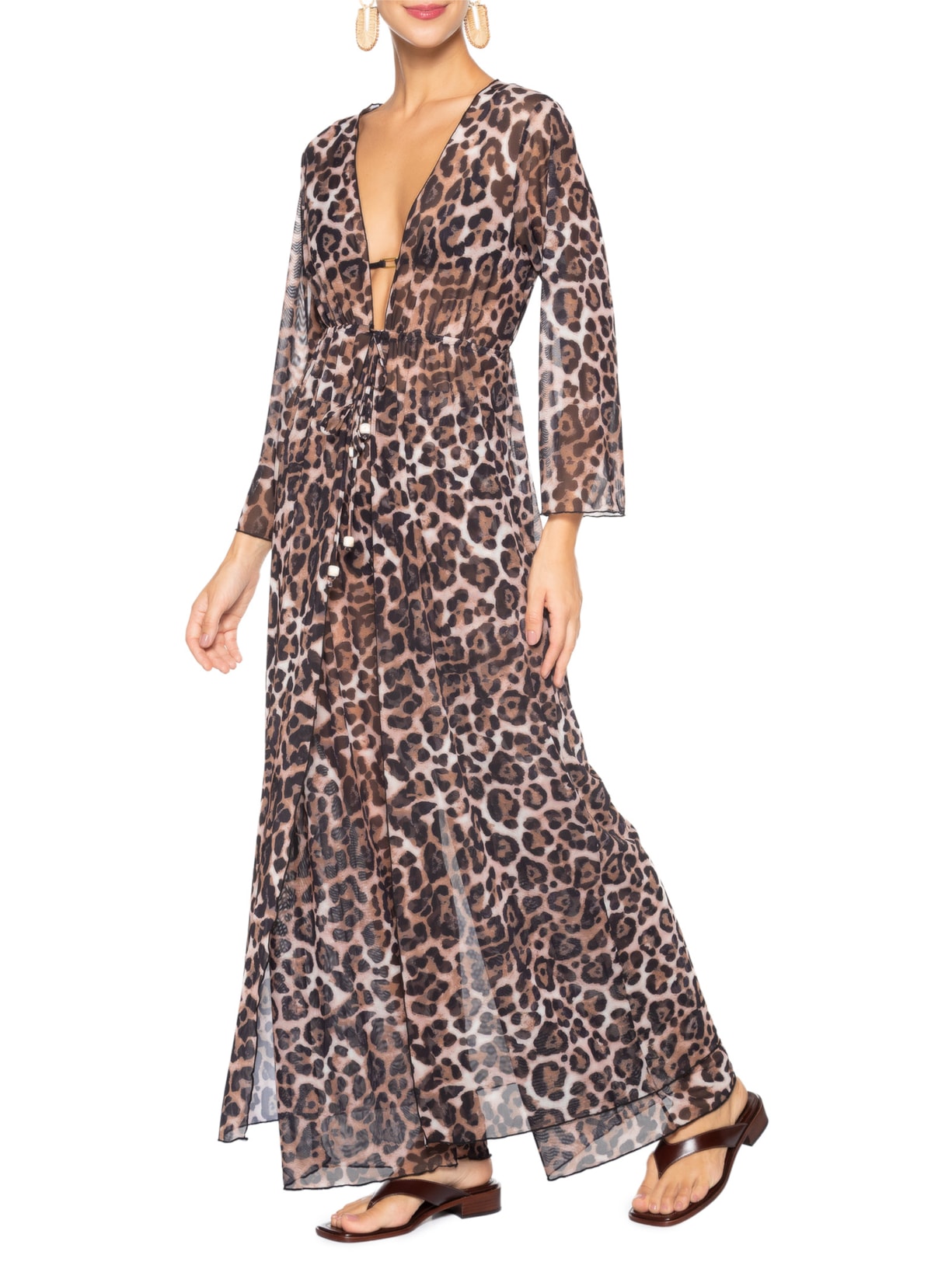 Calça Feminina Animal Print Beachwear Animal Print Mktbeach