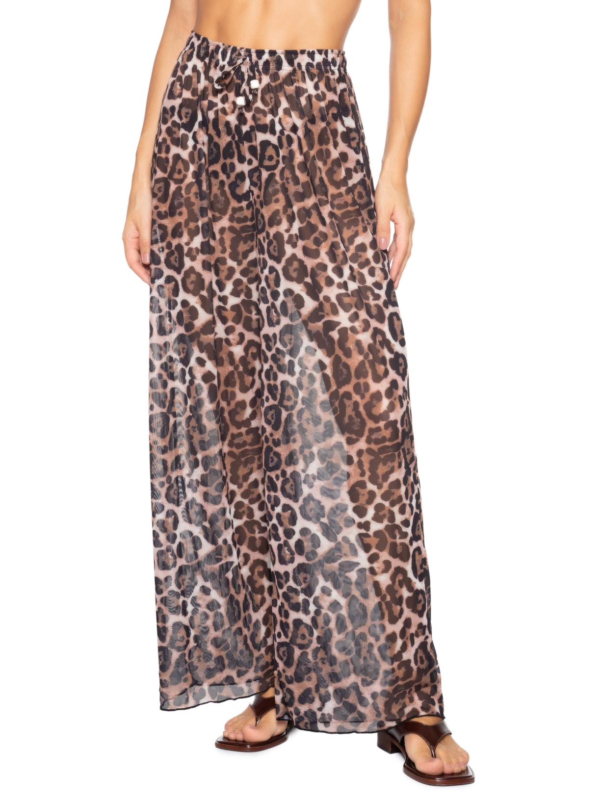 Calça Feminina Animal Print Beachwear Animal Print Mktbeach