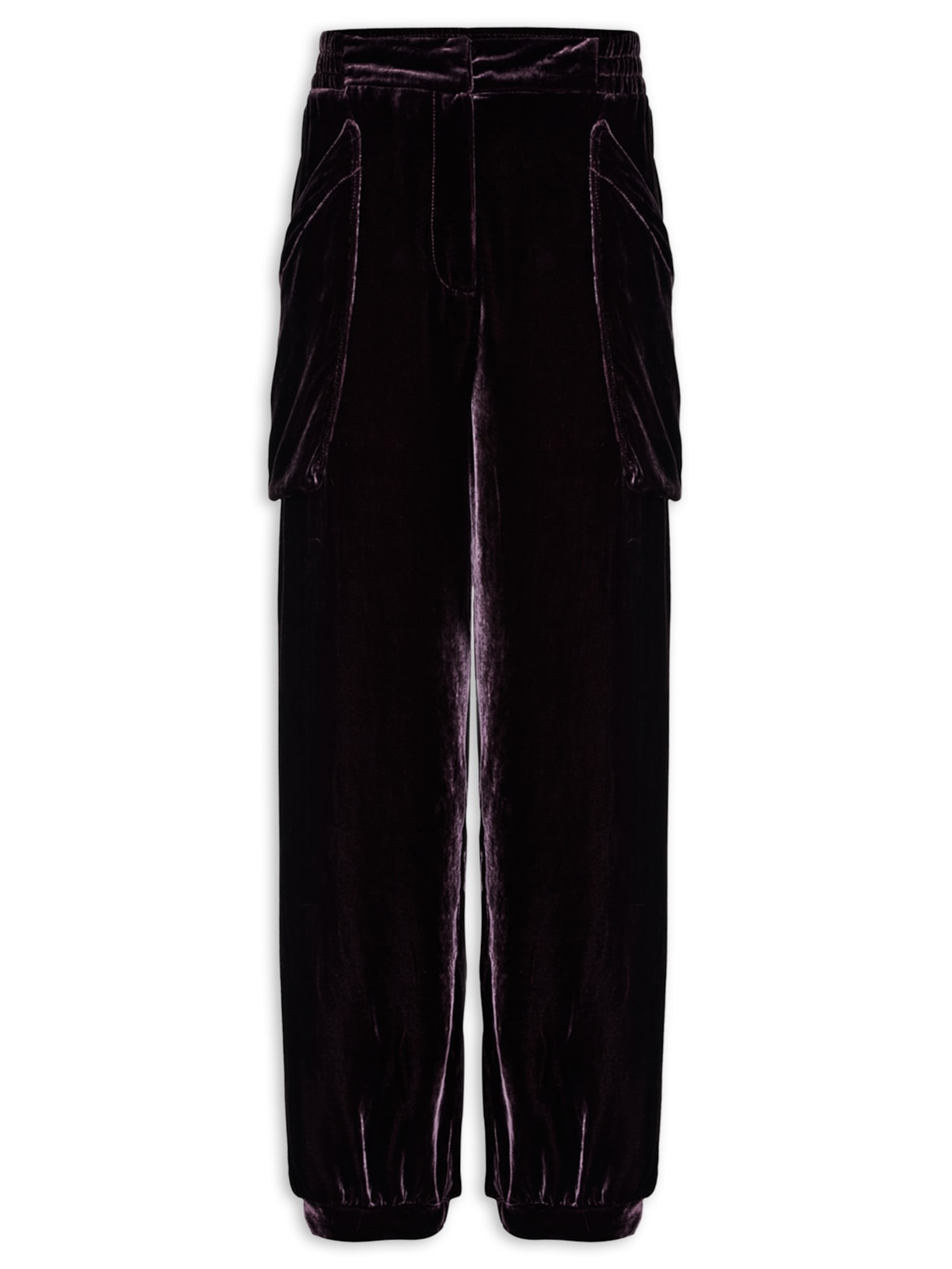 Calça Feminina Annabel´s Velvet I26 Roxo Mixed