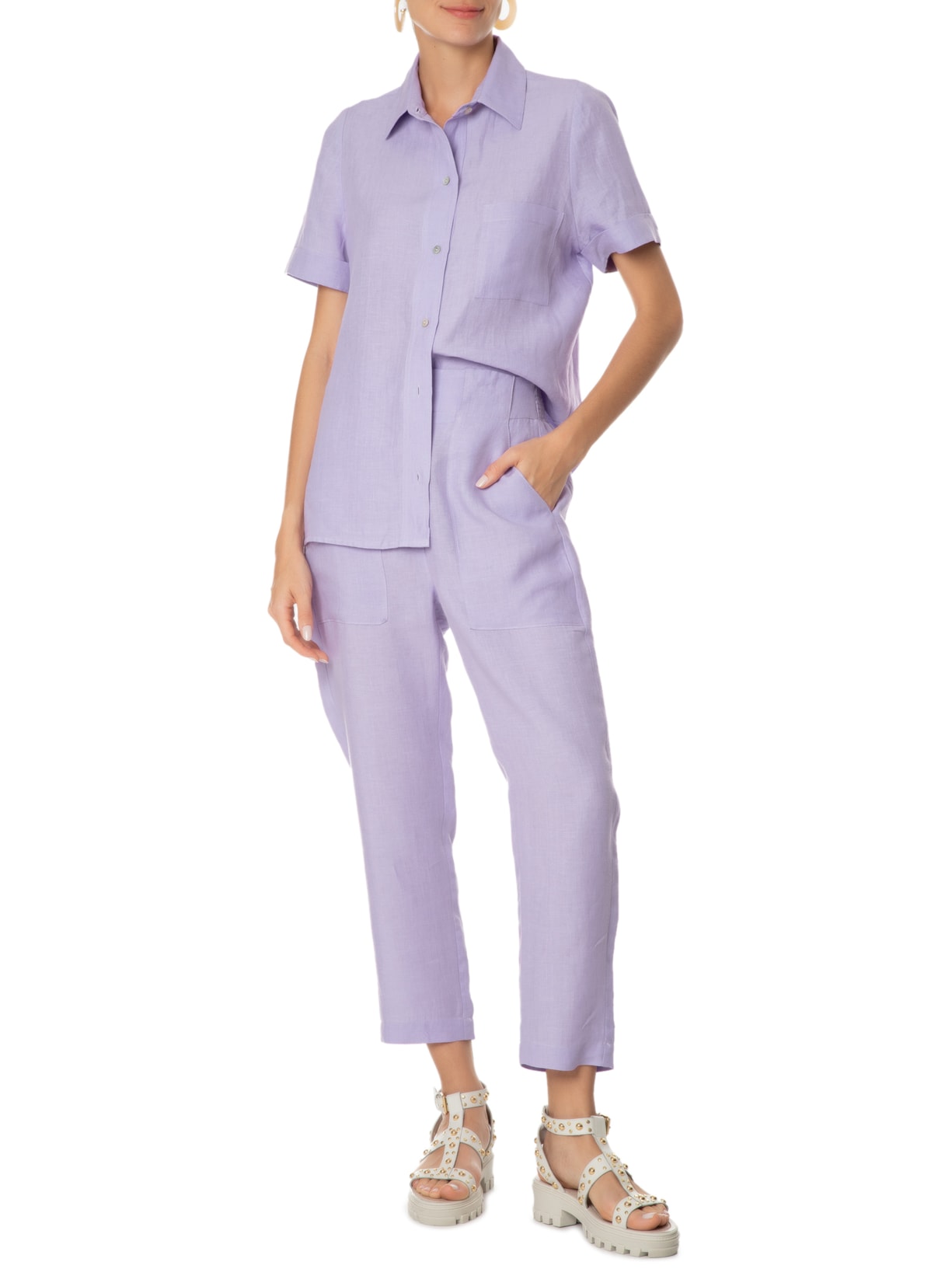 Calça Feminina Antonia Lavanda Lilás Mixed