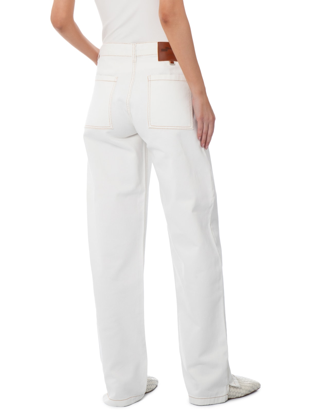 Calça Feminina Ari Sarja Branco Misci