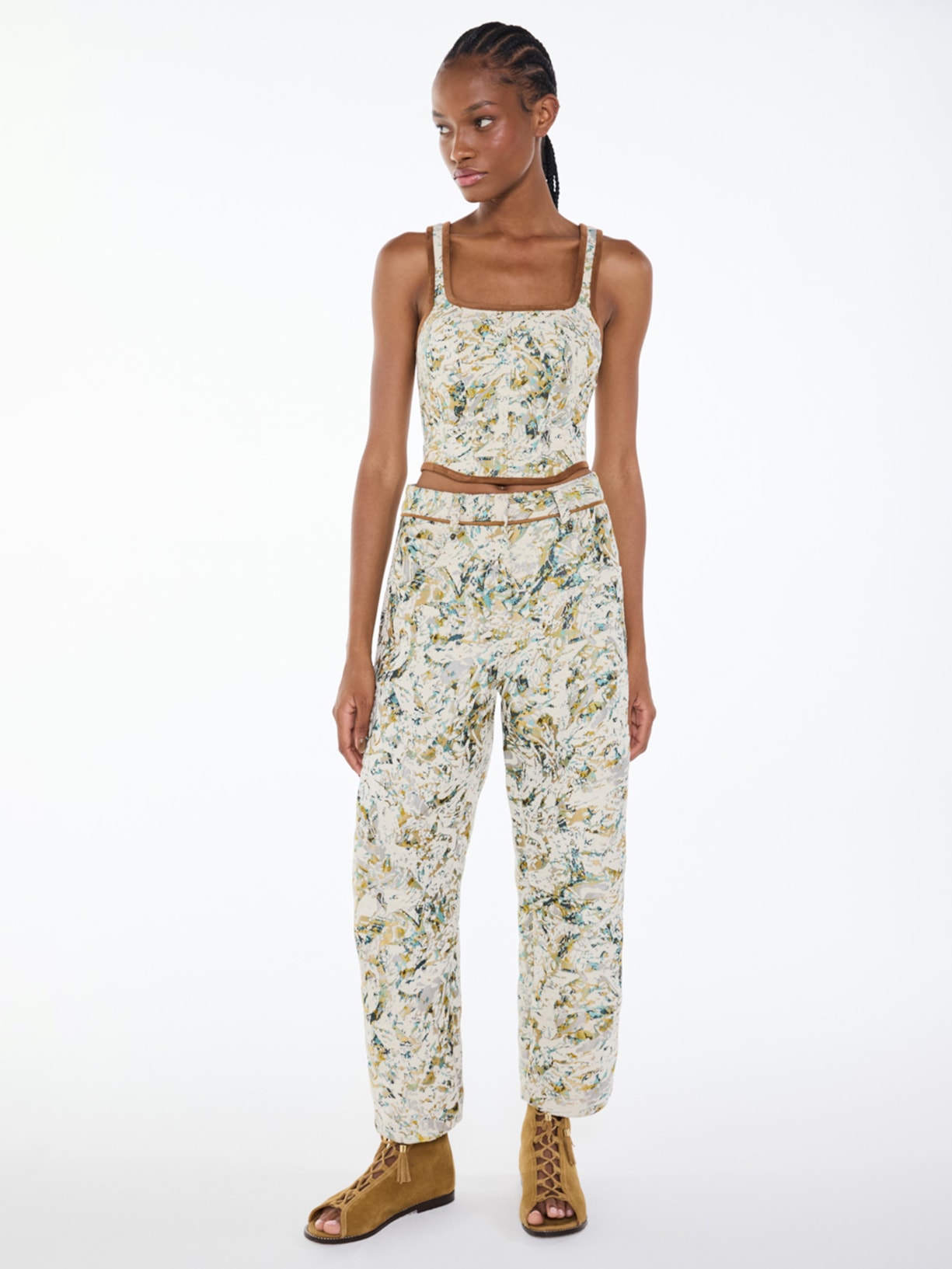 Calça Feminina Artsy I26 Verde Mixed