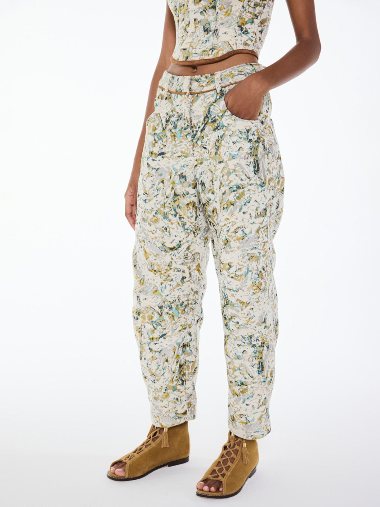 Calça Feminina Artsy I26 Verde Mixed