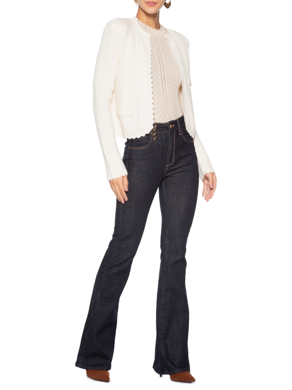 Calça Feminina Aubrey Dark Blue Azul Bo.bô