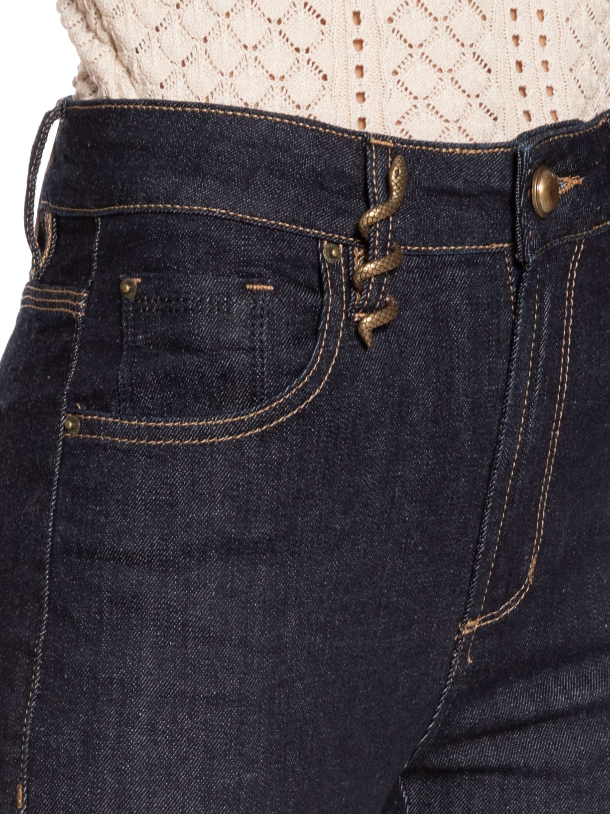 Calça Feminina Aubrey Dark Blue Azul Bo.bô