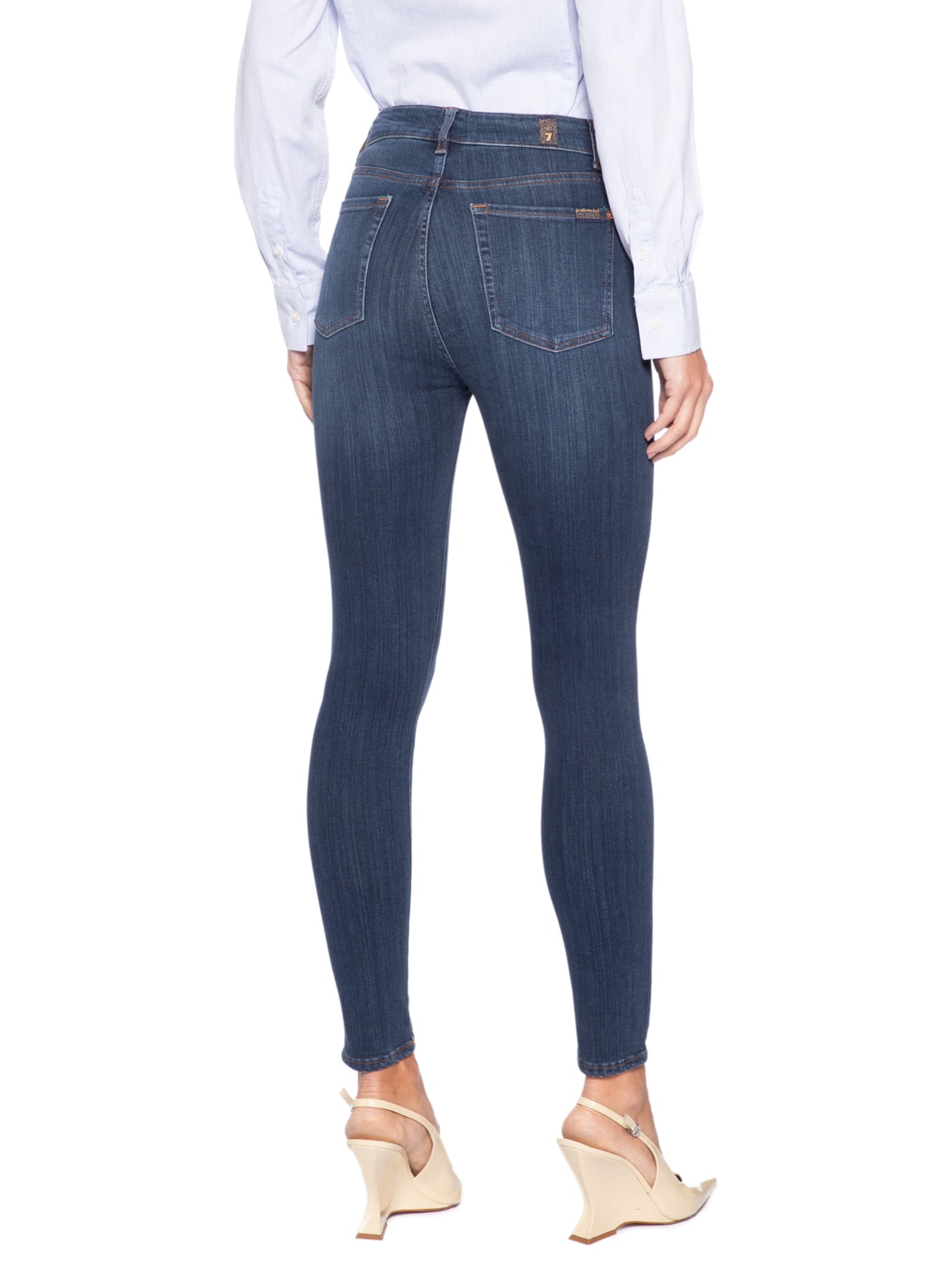 Calça Feminina Aubrey Starlight Azul 7 For All Mankind