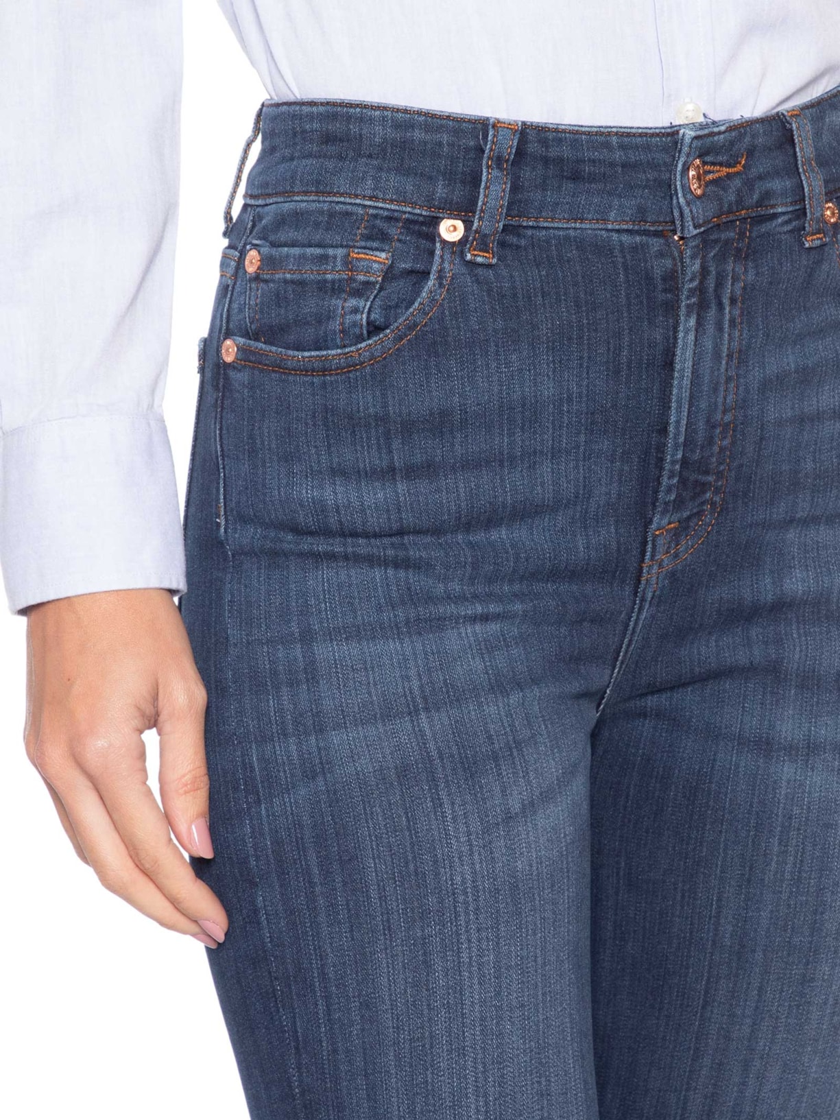 Calça Feminina Aubrey Starlight Azul 7 For All Mankind