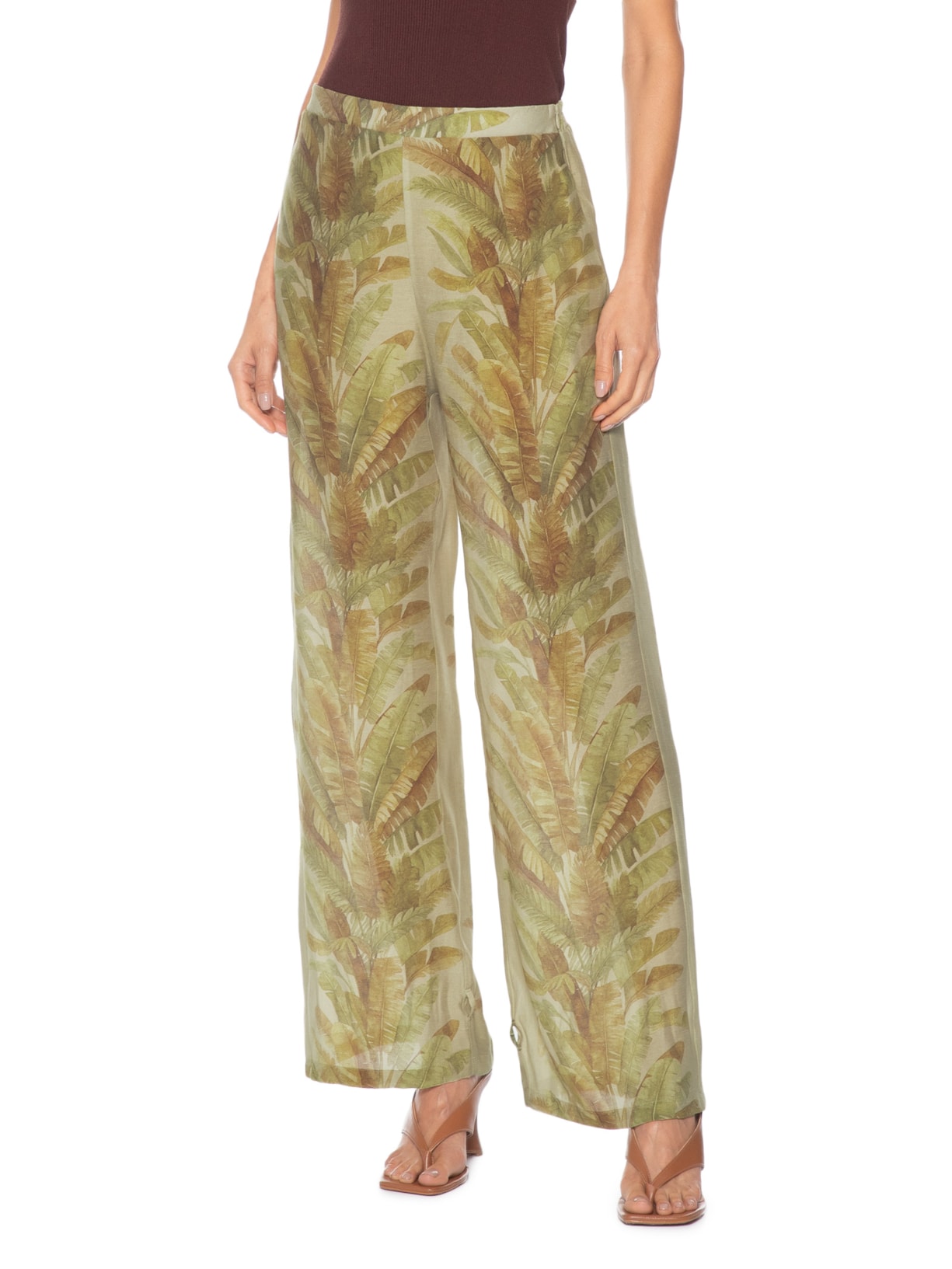 Calça Feminina Aura Foliar Verde Bo.bô