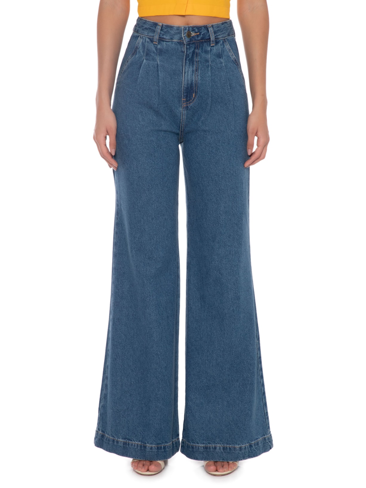 Calça Feminina Aveline Azul Carol Bassi