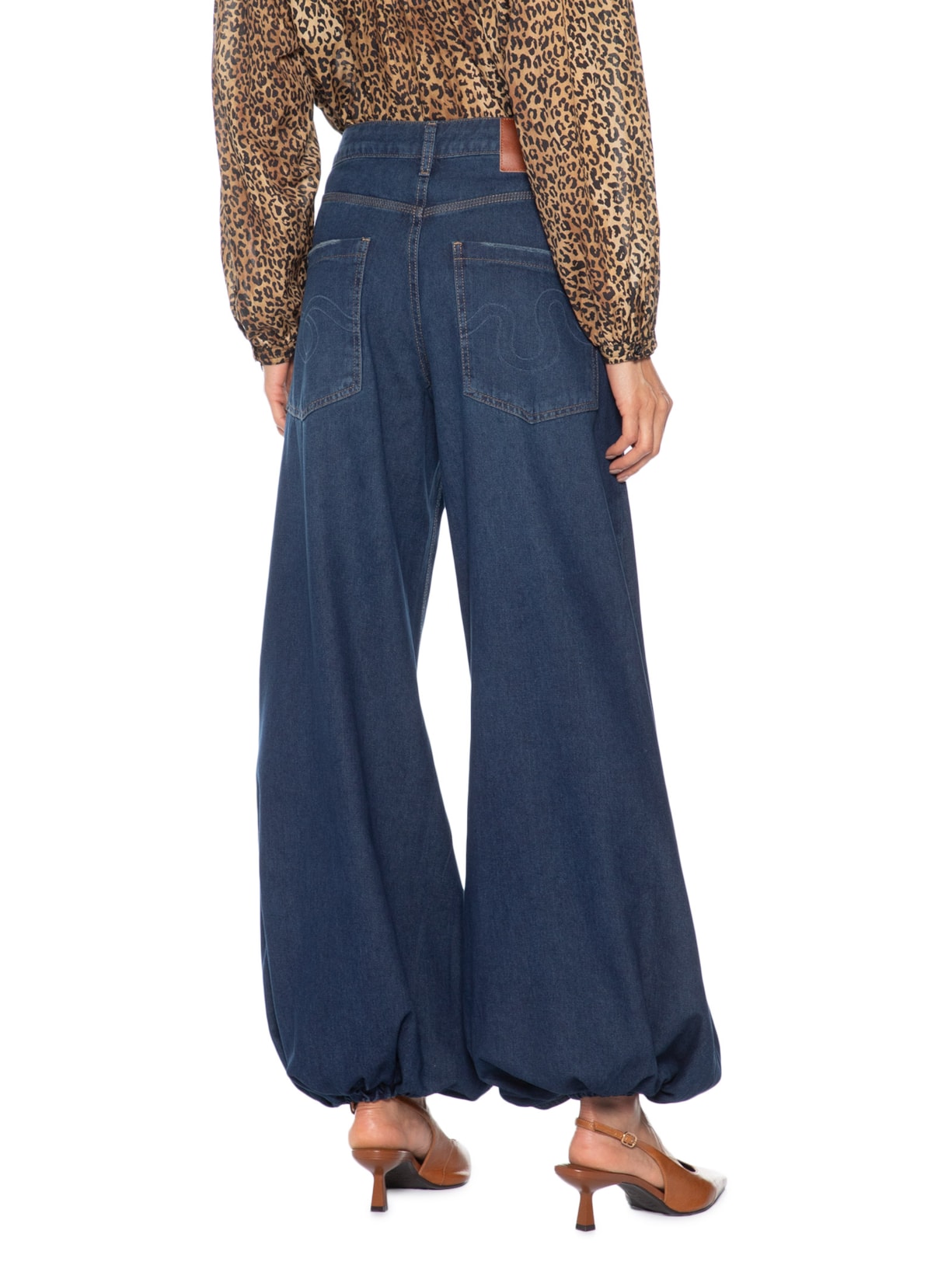 Calça Feminina Ayla Blue Denim Azul Bo.bô