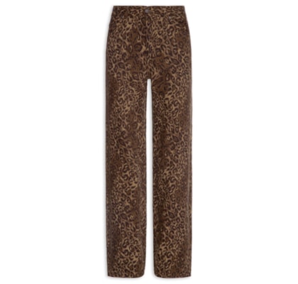 Calça Feminina Baggy Dad - Marrom