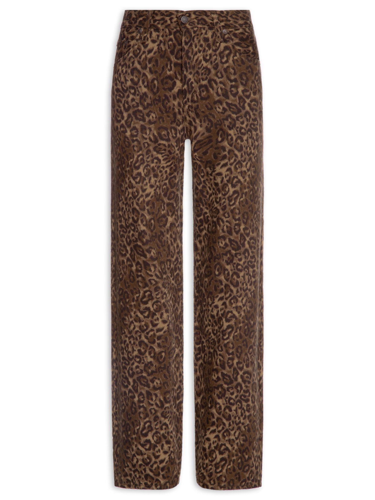 Calça Feminina Baggy Dad - Marrom