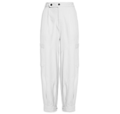 Calça Feminina Baggy Natalie - Off White
