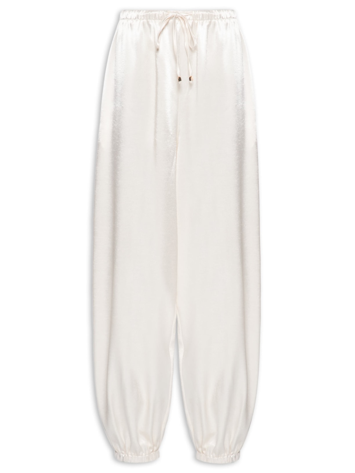 Calça Feminina Balloon Acetinada Off White Market 33