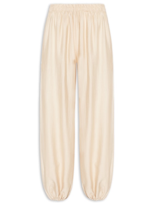 Calça Feminina Balloon - Bege