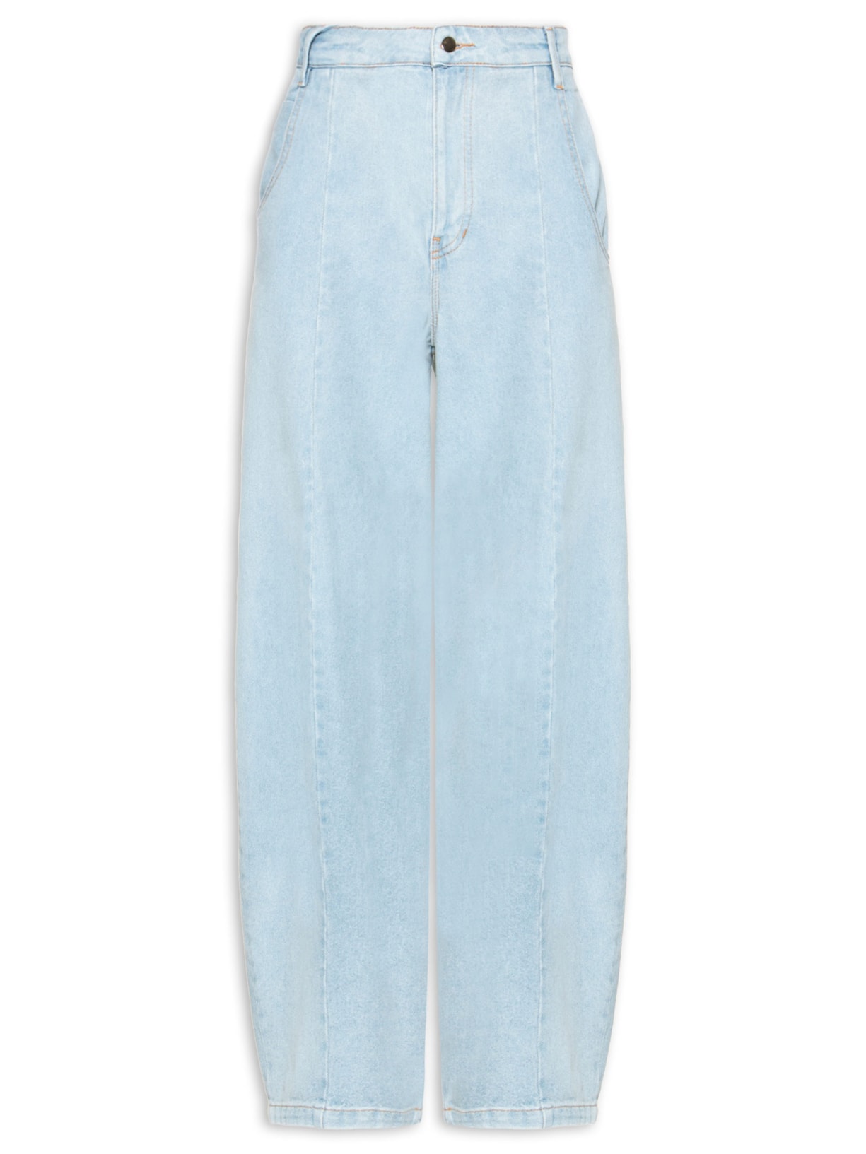 Calça Feminina Balloon Jeans Azul Farm