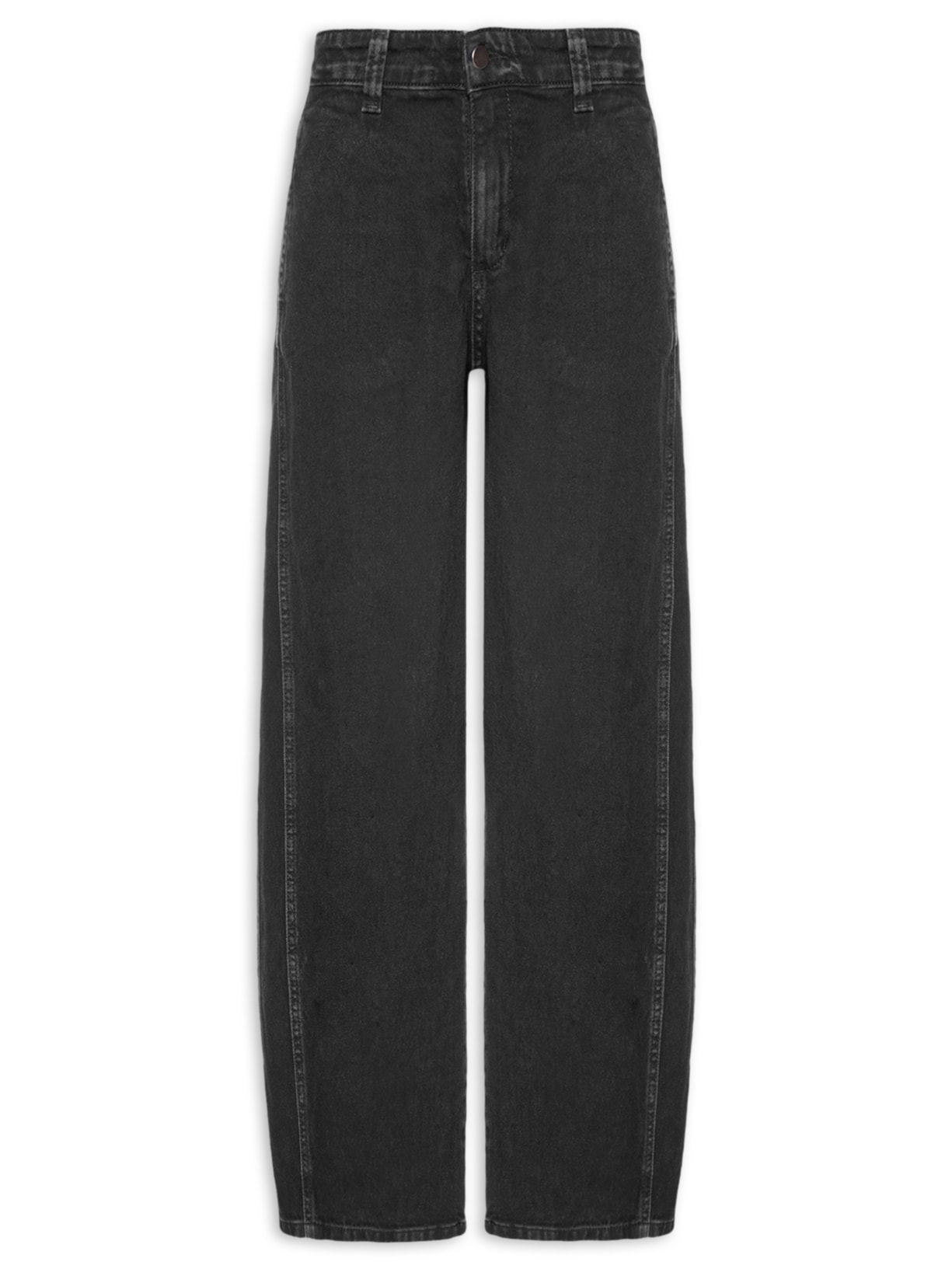 Calça Feminina Balloon Jeans - Preto