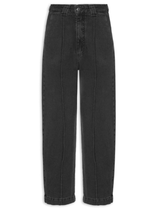 Calça Feminina Balloon Jeans - Preto