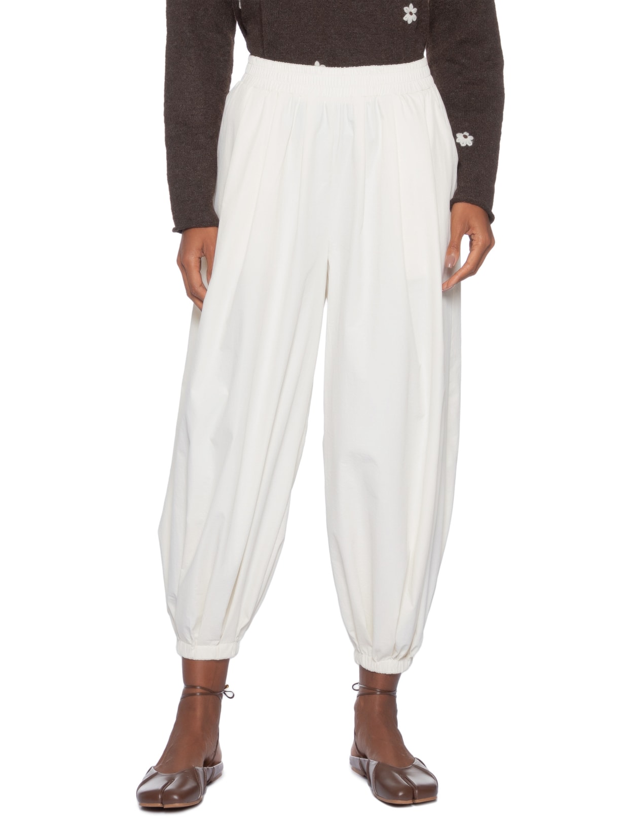 Calça Feminina  Balloon Off White Market 33