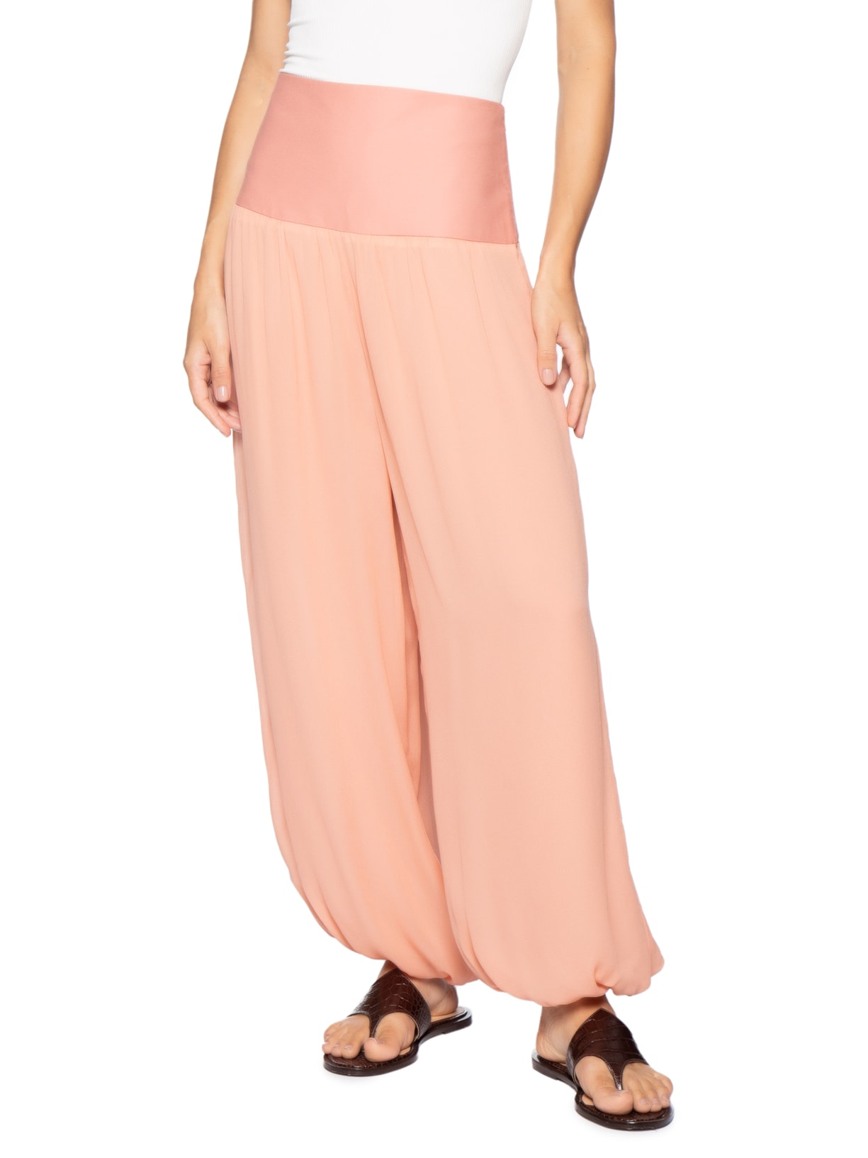 Calça Feminina Balloon Pala Rosa Animale Jeans