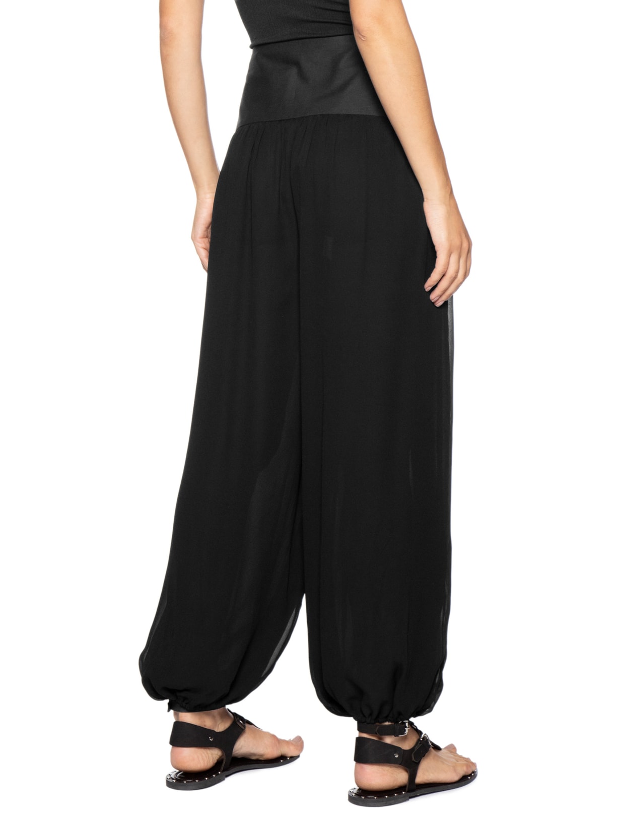 Calça Feminina Balloon Pala – Preto Animale Jeans