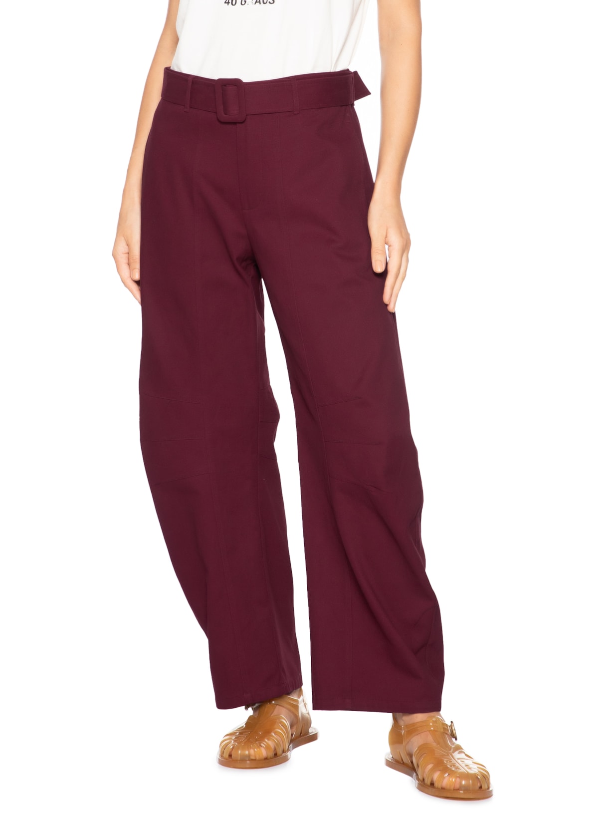 Calça Feminina Balloon Roxo Farm