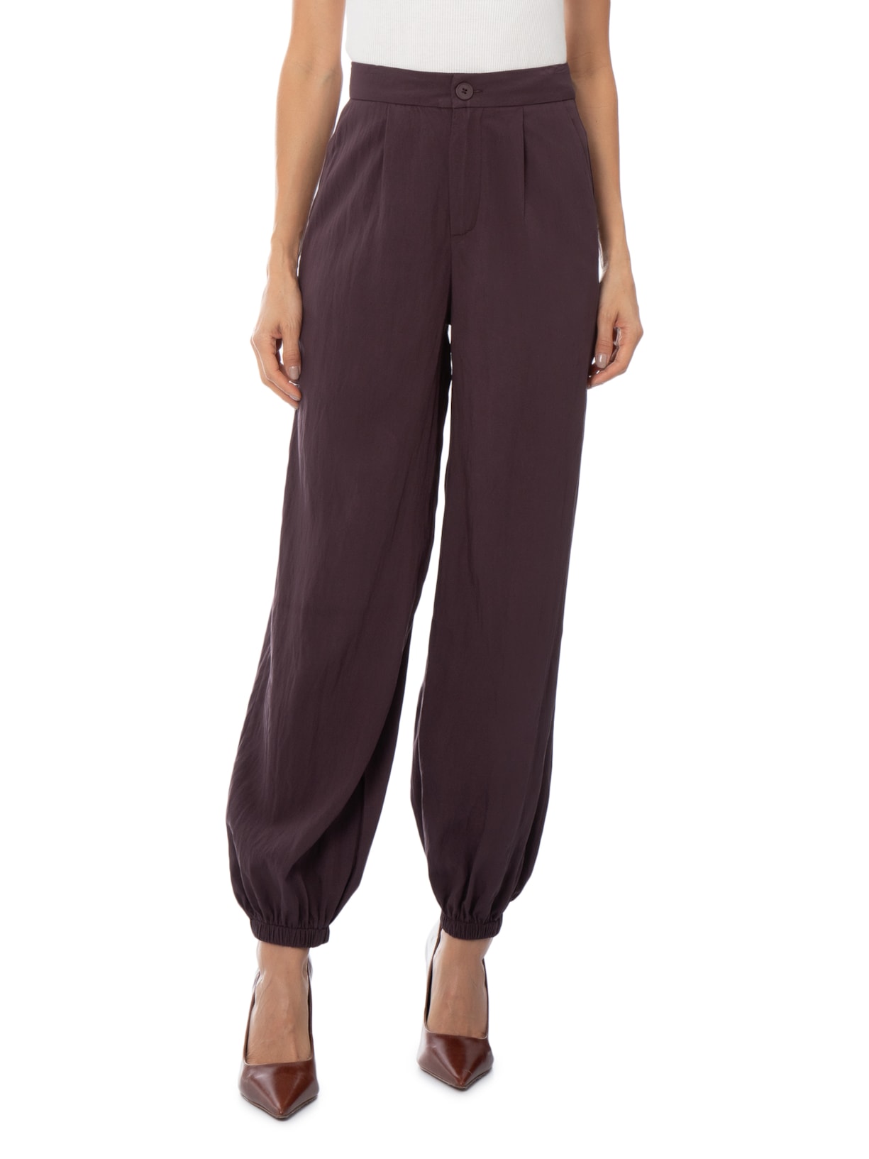 Calça Feminina Balloon Roxo '2Essential