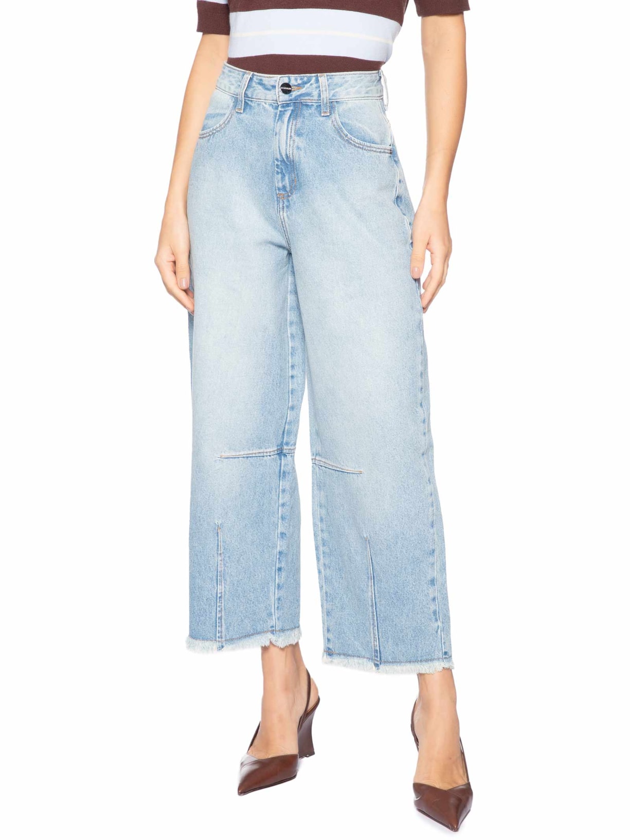 Calça Feminina Balloon Teodora Azul Le Lis