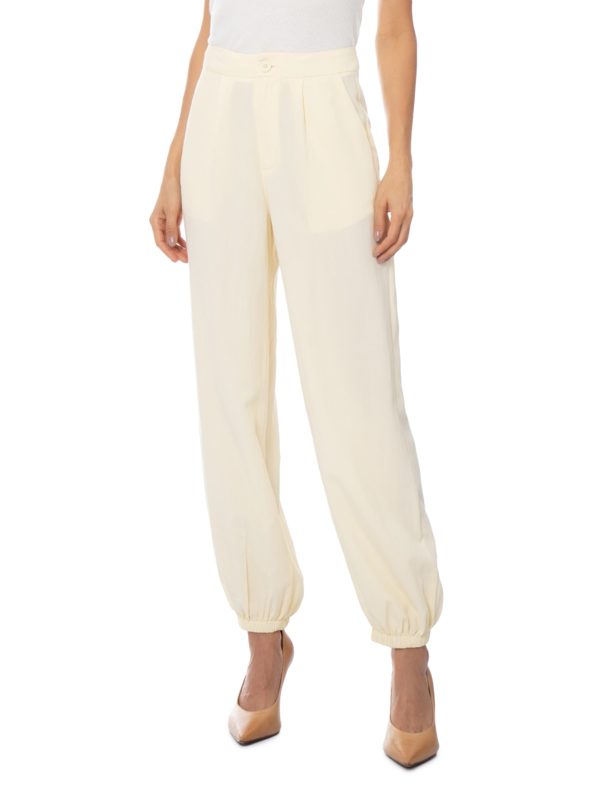 Calça Feminina Balloon – Amarelo '2Essential