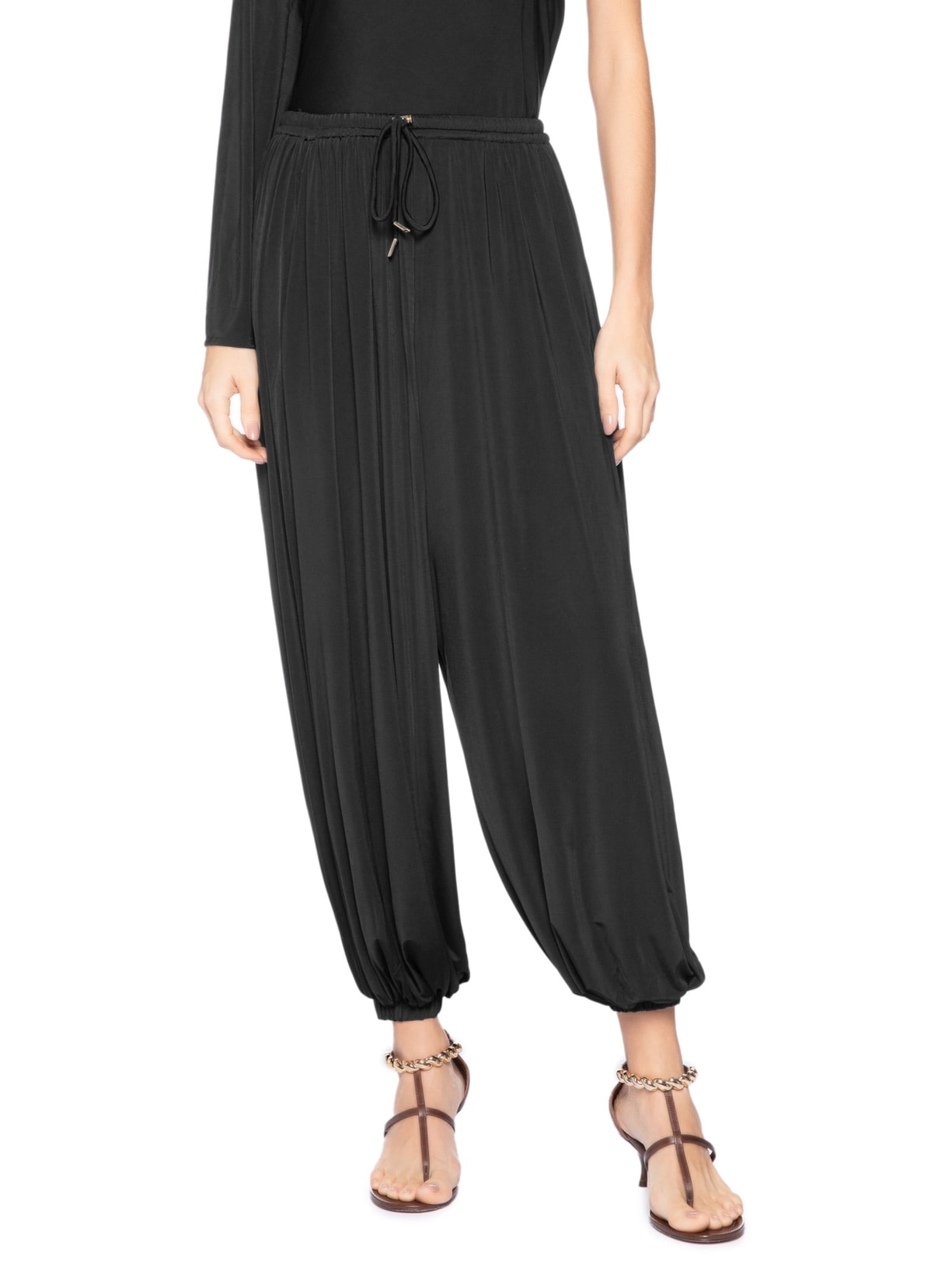 Calça Feminina Baloon Jersey Preto Animale