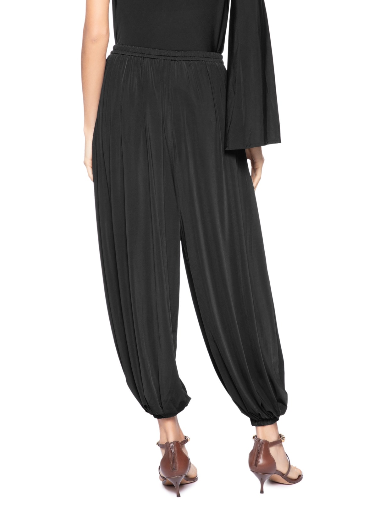 Calça Feminina Baloon Jersey Preto Animale