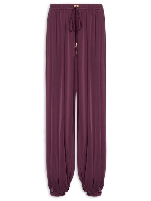 Calça Feminina Baloon Jersey - Roxo