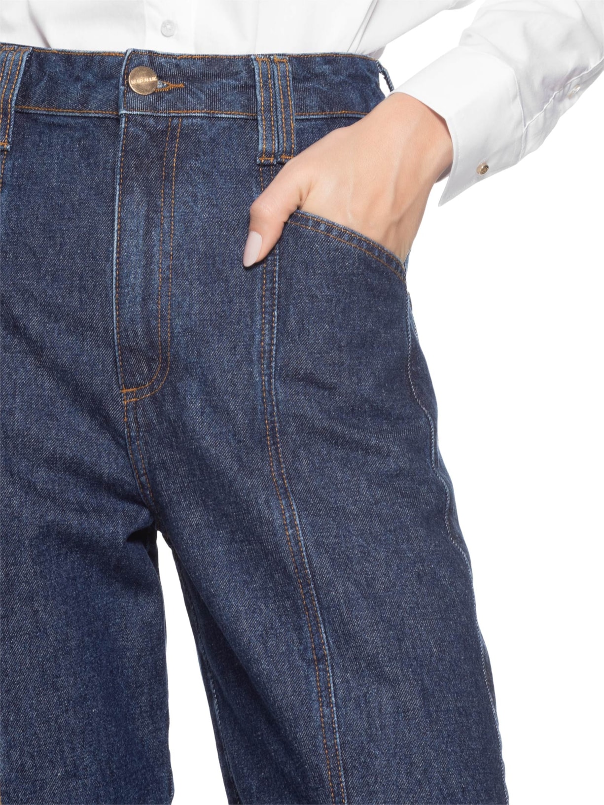 Calça Feminina Baloon Tais Azul Le Lis