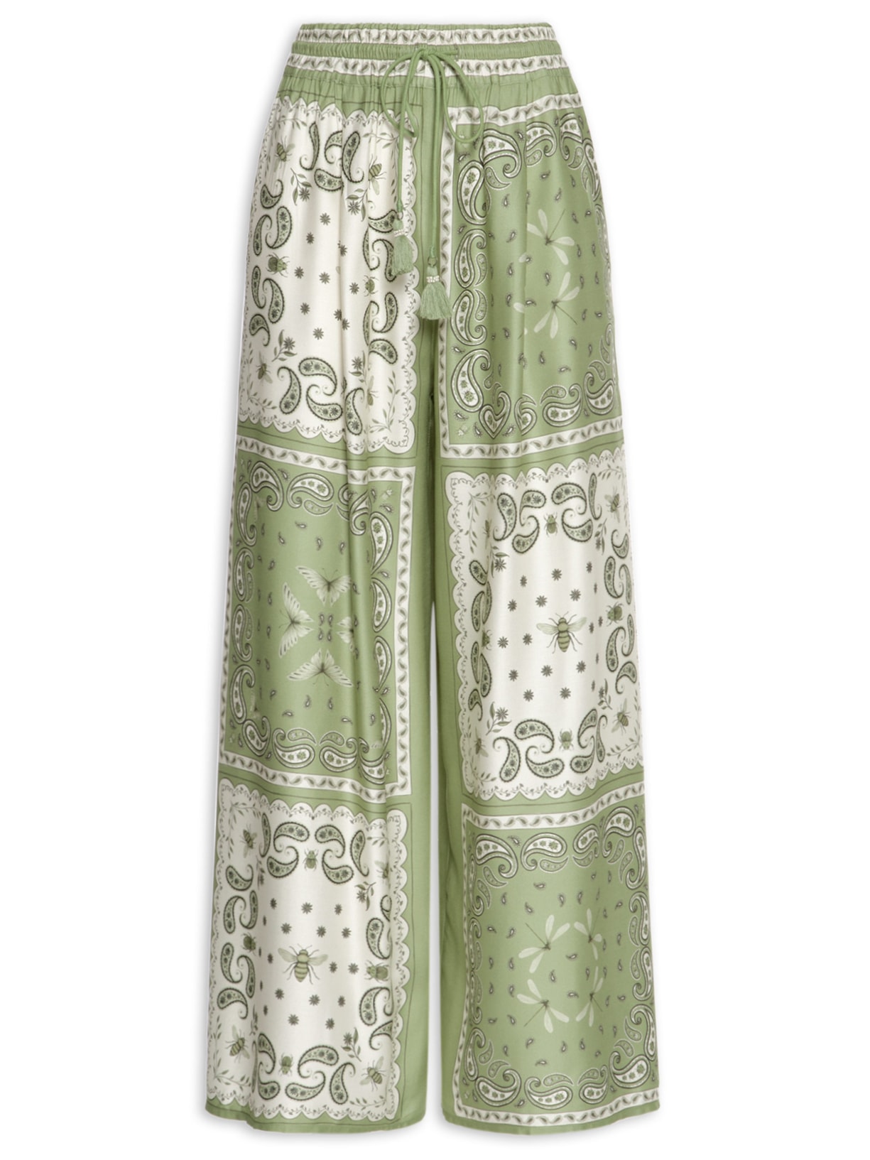 Calça Feminina Bandanas Jardim – Verde