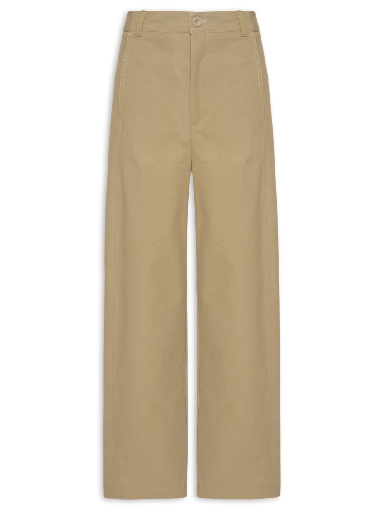 Calça Feminina Barrel Bege '2Essential